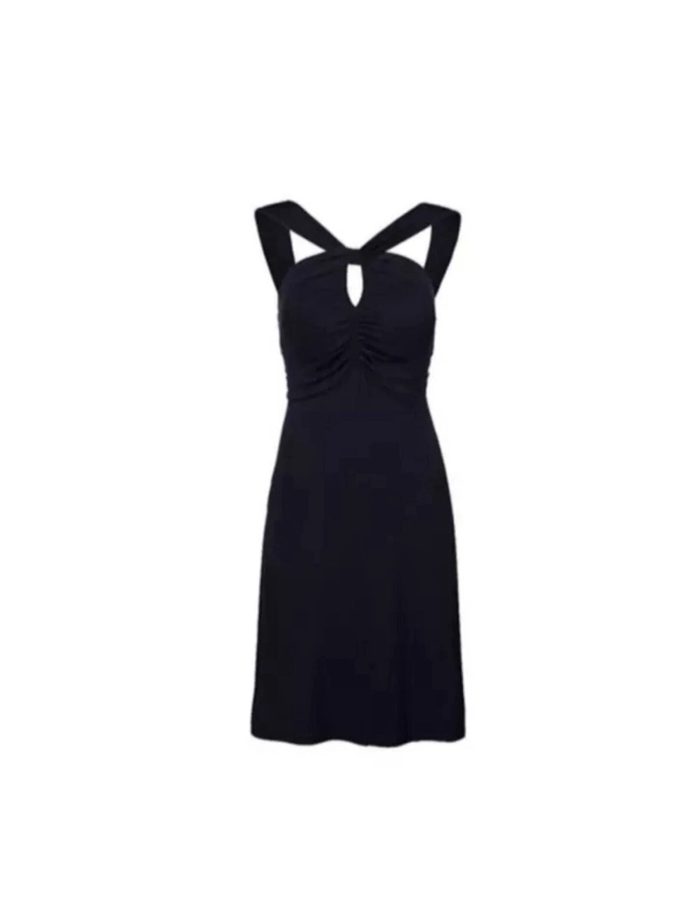 CAbi Navy blue dress Cross-Strap Mini Dress